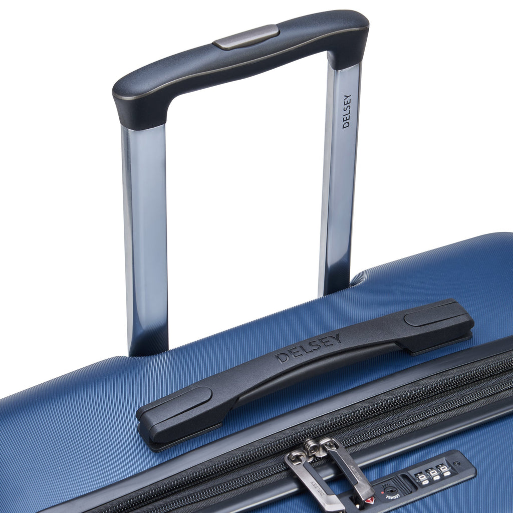 DELSEY - Valise soute 77cm extensible - Air Armour - Bleu nuit