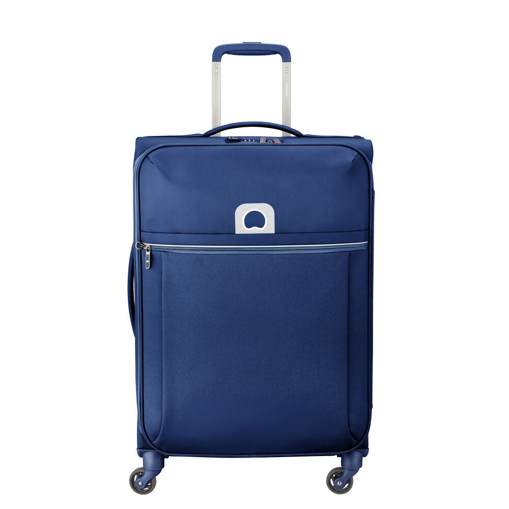 DELSEY Valise 67 cm Brochant - Bleu BAGADIE PARIS