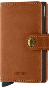 SECRID - Porte cartes cuir Miniwallet Cognac BAGADIE PARIS
