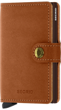 SECRID - Porte cartes cuir Miniwallet Cognac BAGADIE PARIS
