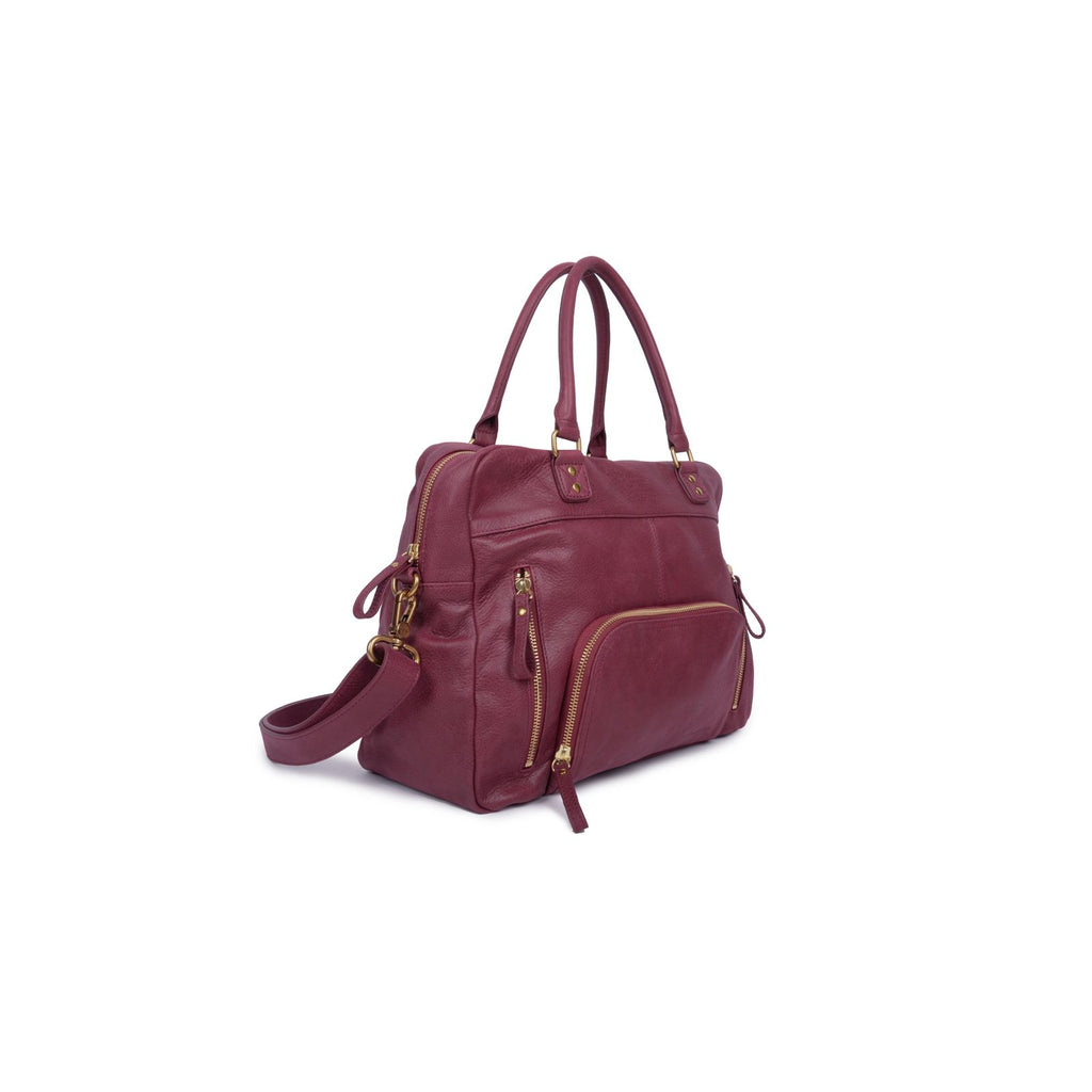 NAT & NIN - Sac à main - Macy - Amarante BAGADIE PARIS