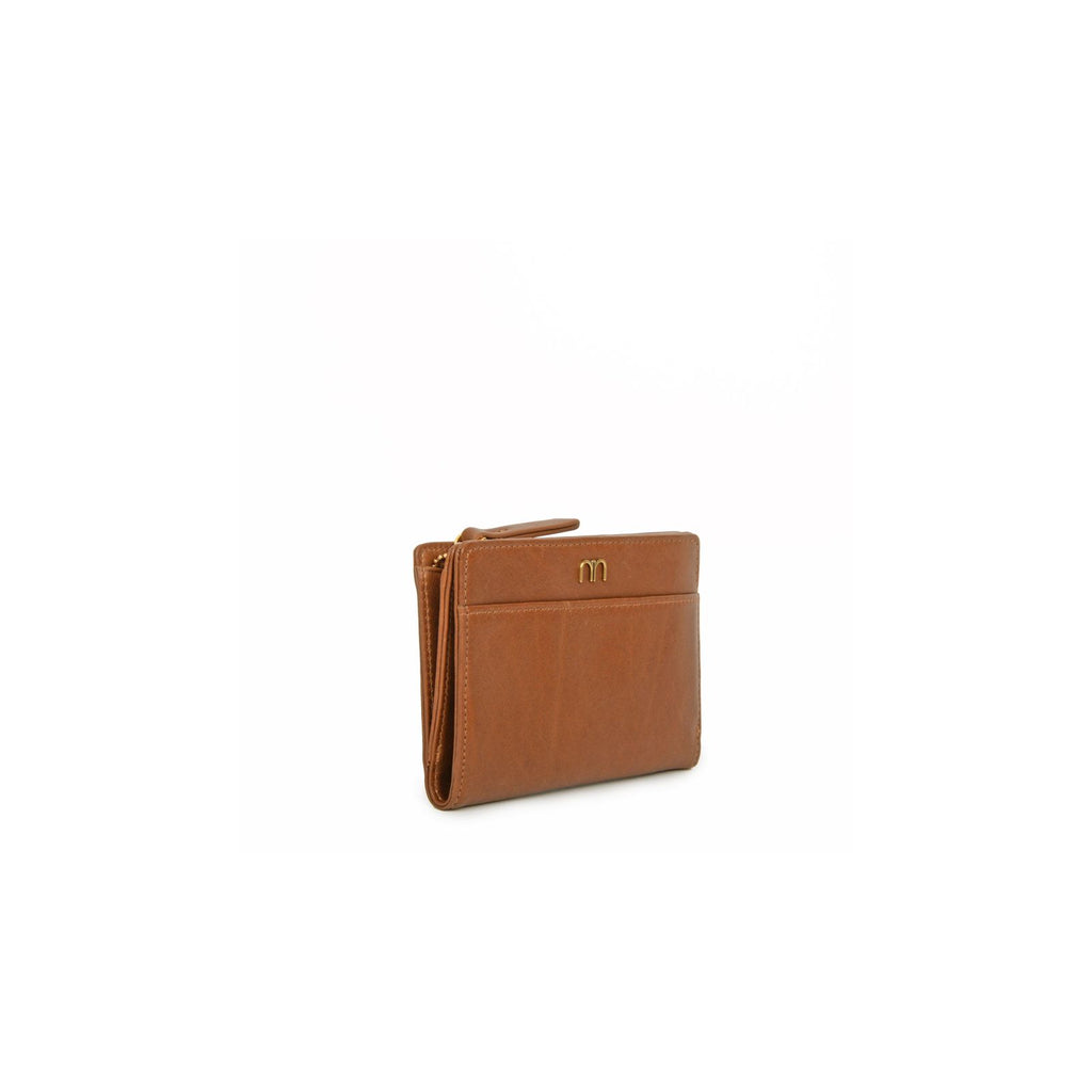 NAT & NIN - Portefeuille compact - Isis - caramel BAGADIE PARIS