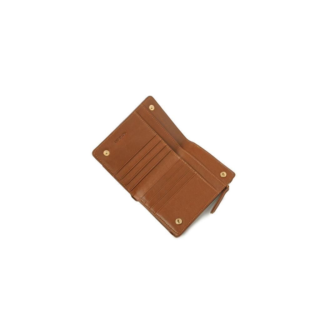 NAT & NIN - Portefeuille compact - Isis - caramel BAGADIE PARIS