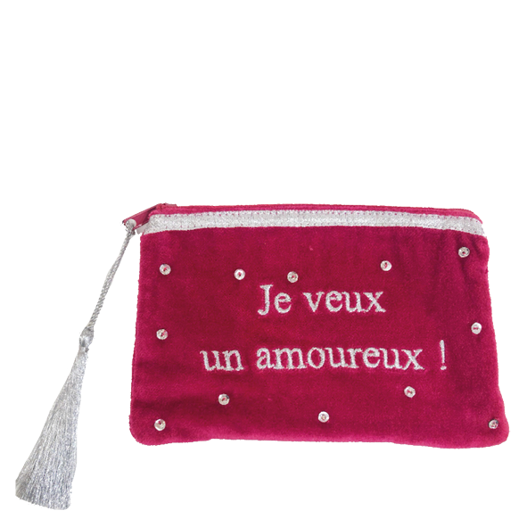 Pochette a message petite mendigote best sale