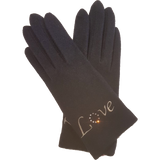 VINCENT PRADIER Gants tactiles fantaisie  - Noir BAGADIE PARIS