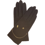 VINCENT PRADIER Gants tactiles fantaisie  - Noir BAGADIE PARIS