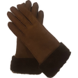 Glove Story Gants avec fourrure tactile - Brown BAGADIE PARIS
