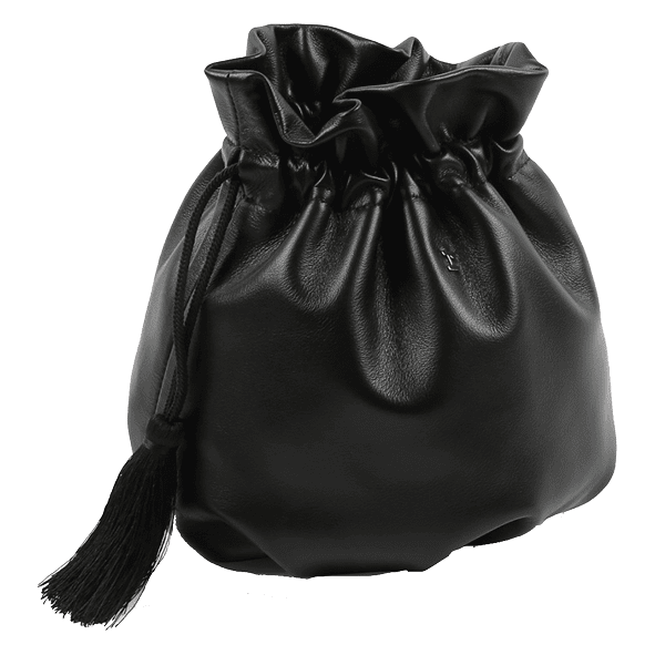 REPETTO - Sac Bourse Petit Air - noir BAGADIE PARIS